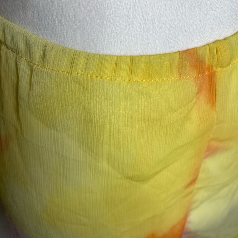 NWT Diane Von Furstenberg Sunset Pastel Tie-Dye 2 Piece Set Cami Shorts XXL - Picture 9 of 15